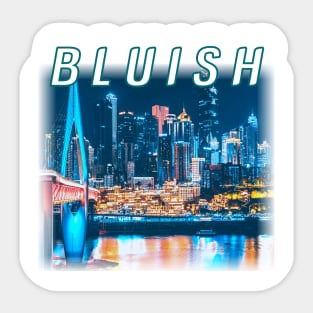 bluish Sticker